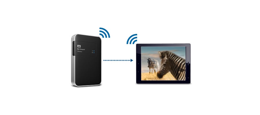 Dysk WD My Passport Wireless 2TB Hotspot