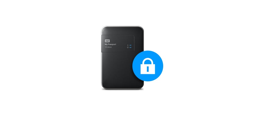 Dysk WD My Passport Wireless 2TB bezpieczeństwo