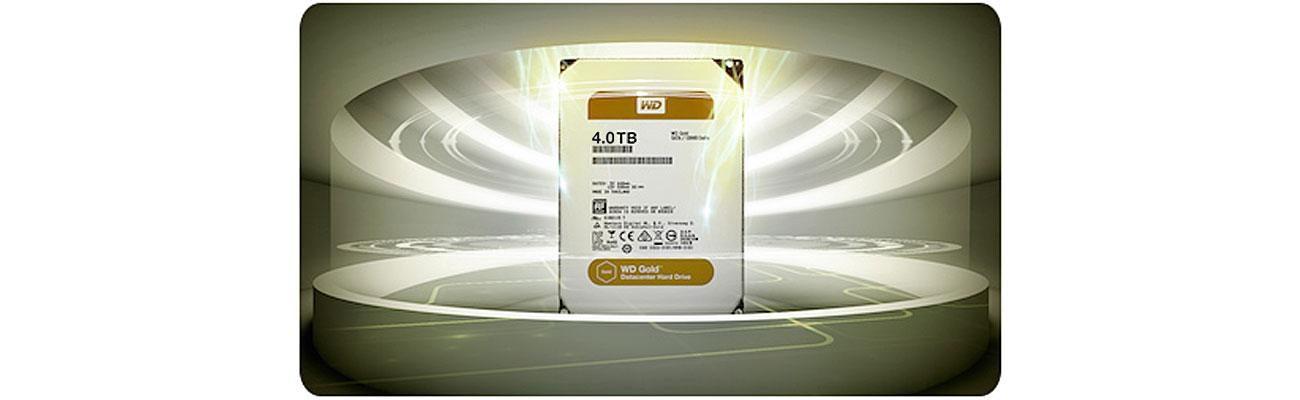 Dysk HDD WD GOLD Obsługa dużych obciążeń