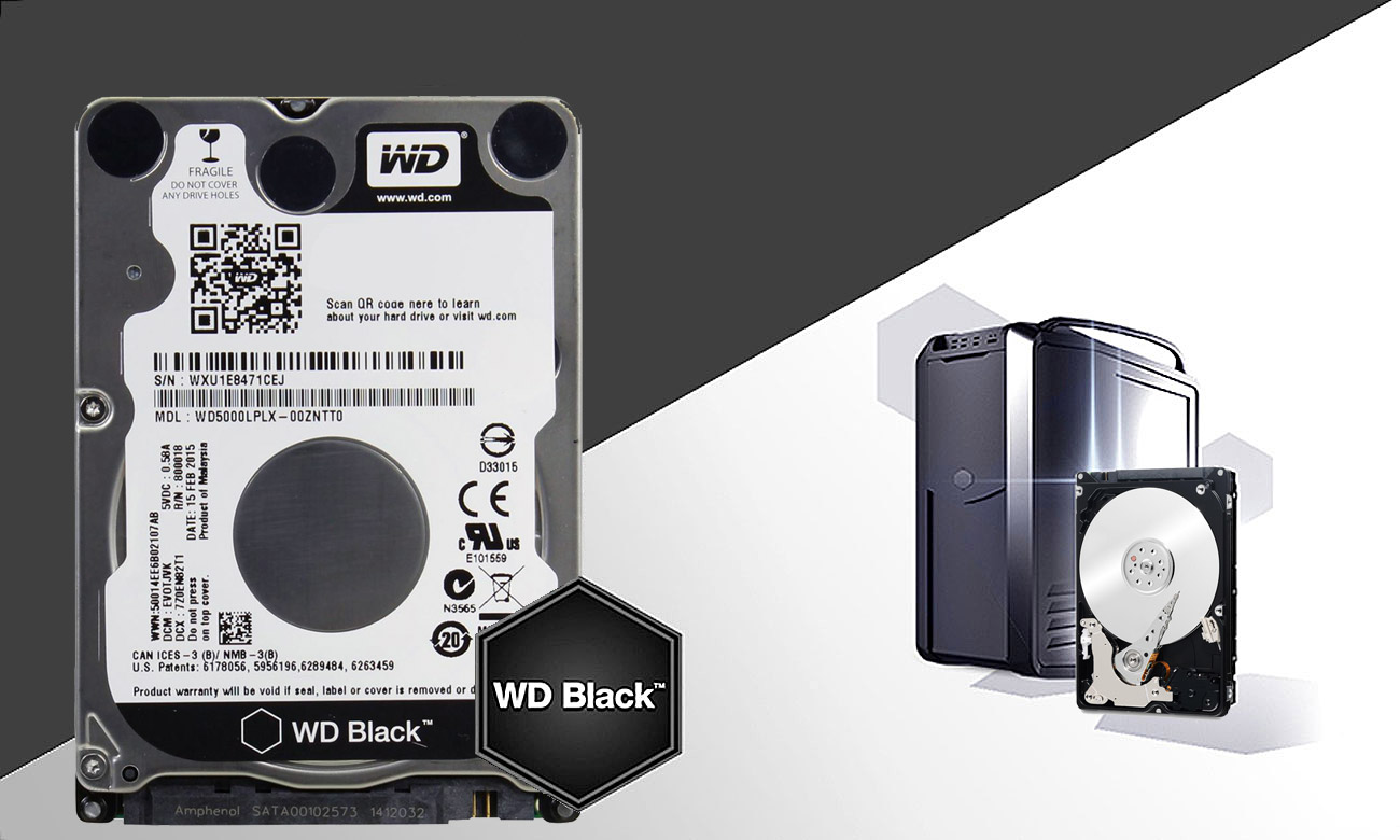 Dysk HDD WD BLACK pojemność