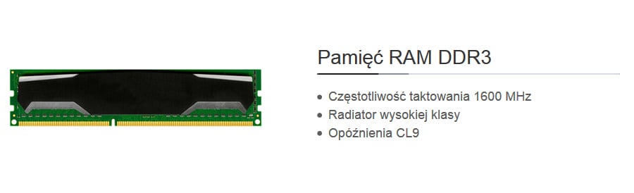 Komputer Vinci OP-300 - pamięć RAM DDR3 Crucial