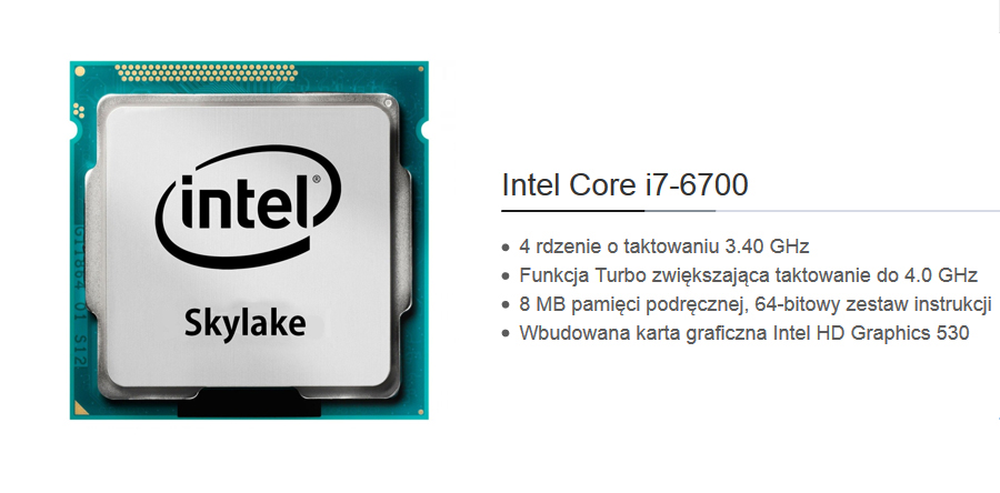 Komputer Tesla GB-500 - procesor Intel i7