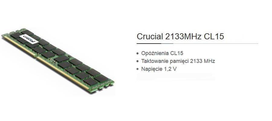 Komputer Tesla GS-500 - pamięć RAM DDR4 Crucial