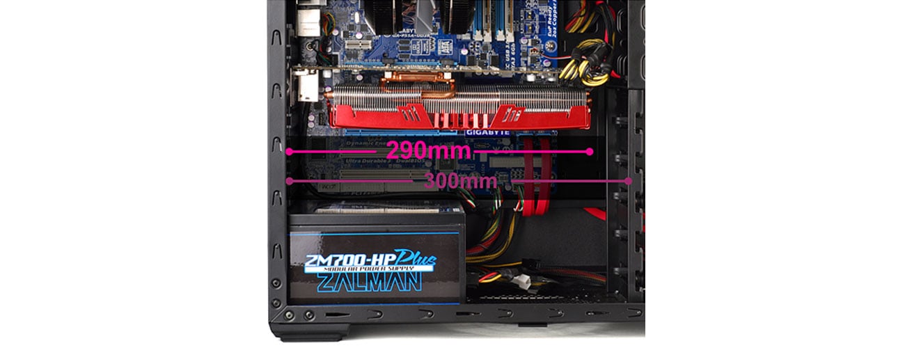 Obudowa Zalman Z9- karta graficzna 290mm, pojemne wnętrze