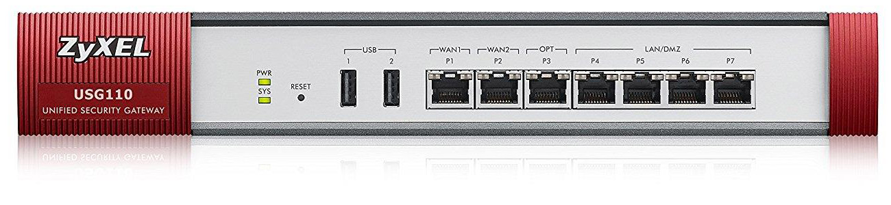 Firewall Zyxel USG110 System antywirusowy Kaspersky SafeStream II