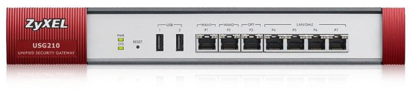 Firewall Zyxel USG210 System antywirusowy Kaspersky SafeStream II