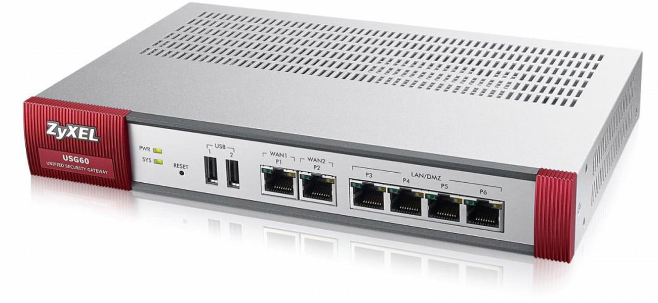 Firewall Zyxel USG60 (4x100/1000Mbit 2xWAN)