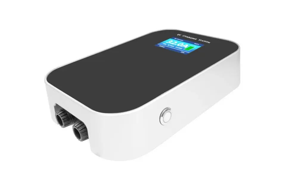 Extralink BS20-BC-22kW-APP Typ 2 32A 22kW | Ładowarka do samochodu elektrycznego | 3 fazy, ekran LCD, aplikacja, 6,1m