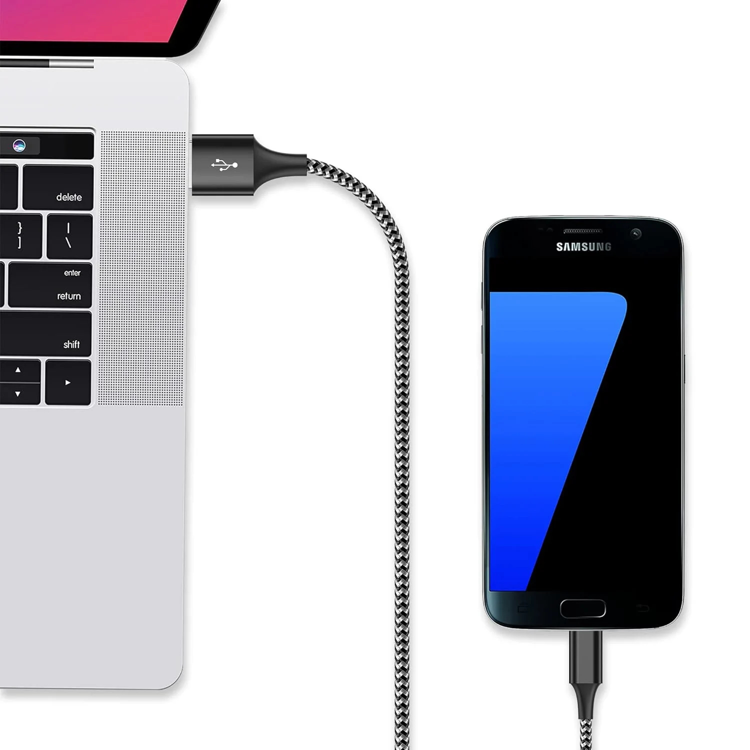 Extralink Smart Life USB Type-A to Micro-USB Czarny | Kabel USB-A - MICRO-USB | 100cm