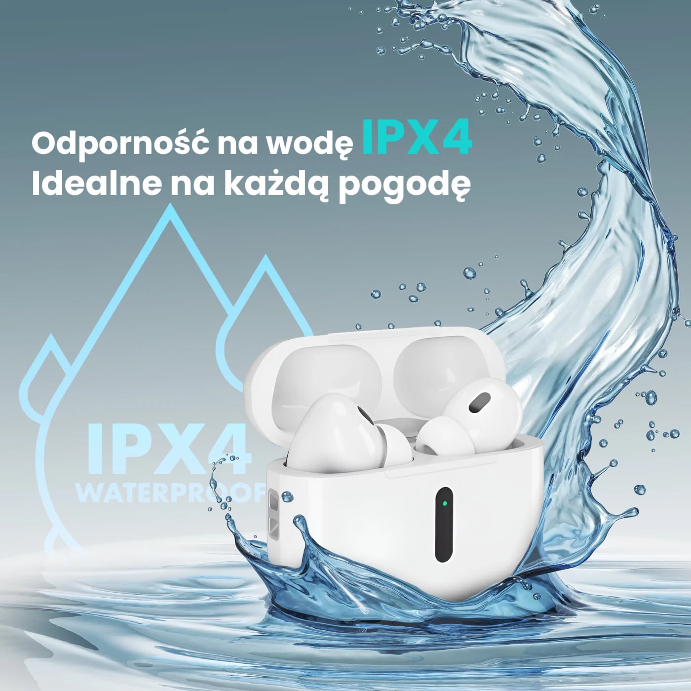 Extralink Lifestyle HarmonySound V1.0 | Bezprzewodowe słuchawki douszne | Bluetooth 5.3, IPX4