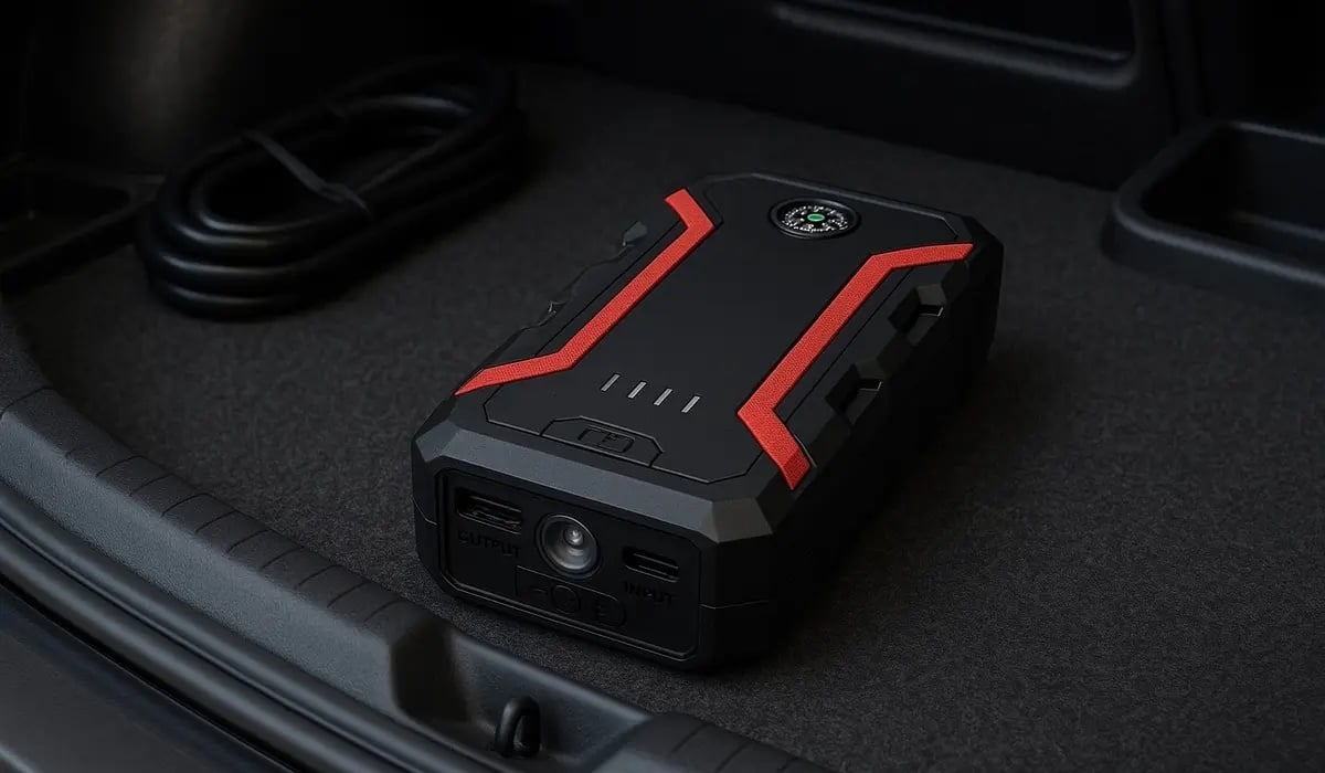 Extralink Jump 2 Jump Starter | Powerbank rozruchowy do odpalania samochodu | 22.2 Wh 14.8V, 600 A