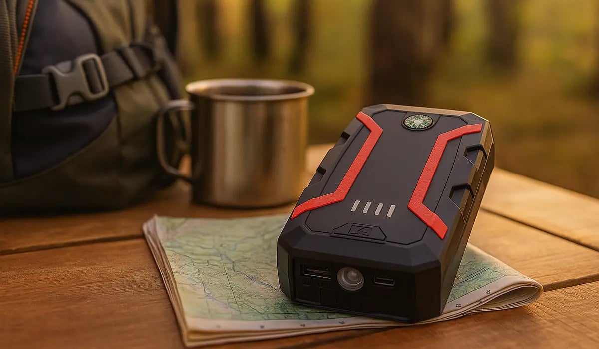 Extralink Jump 2 Jump Starter | Powerbank rozruchowy do odpalania samochodu | 22.2 Wh 14.8V, 600 A