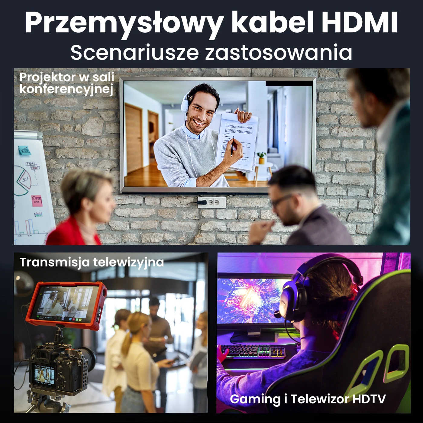Extralink | Kabel HDMI 2.1 | 8K HDR 5m