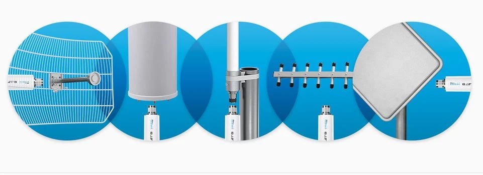 Ubiquiti B-DB-AC | Urządzenie klienckie | Bullet AC, 2,4GHz, 5GHz, 1x RJ45 1000Mb/s
