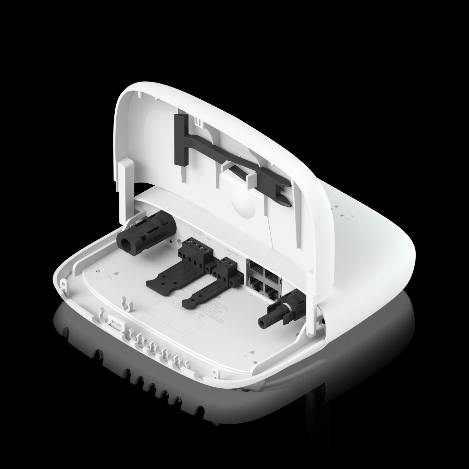 Ubiquiti SM-SP-40 | Switch | SUNMAX SolarPoint, 4x 24V PoE 100Mb/s, DC Output 40W
