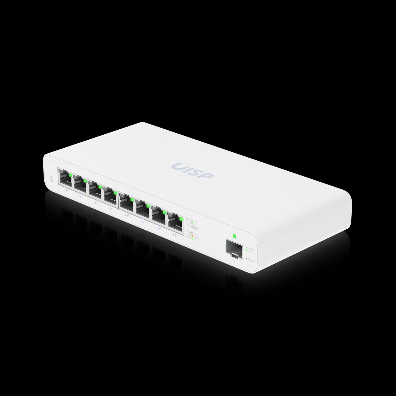 Ubiquiti UISP-S-EU | Switch | MicroPoP, 8x RJ45 1000Mb/s, 1x SFP, 110W