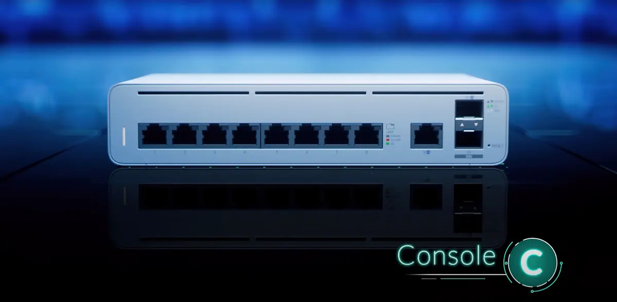 Ubiquiti UISP-Console-EU | Kontroler | Switch/Gateway, 2x 10G SFP+, 9x GbE RJ45