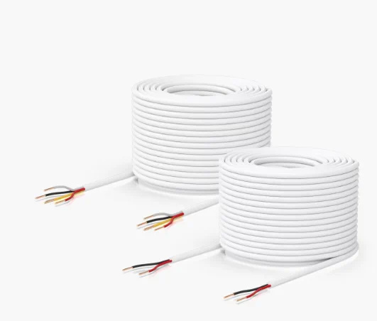 Ubiquiti UACC-Cable-DoorLockRelay-2P | Kabel łączący zamek elektryczny/magnetyczny z Unifi Hub | 152.4 m, 2 pary przewodów