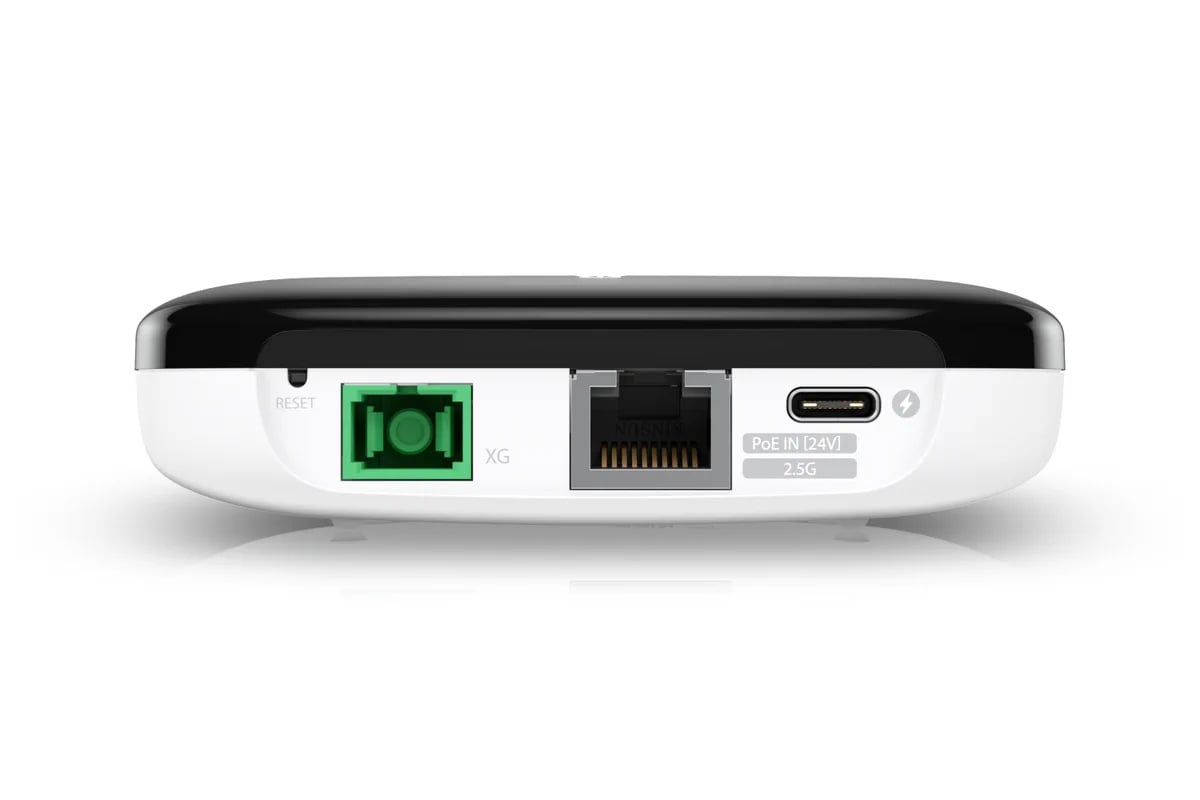 Ubiquiti UISP-FIBER-XG | ONT | UISP Fiber XG, 1x XG-PON, 1x RJ45 2.5Gb/s