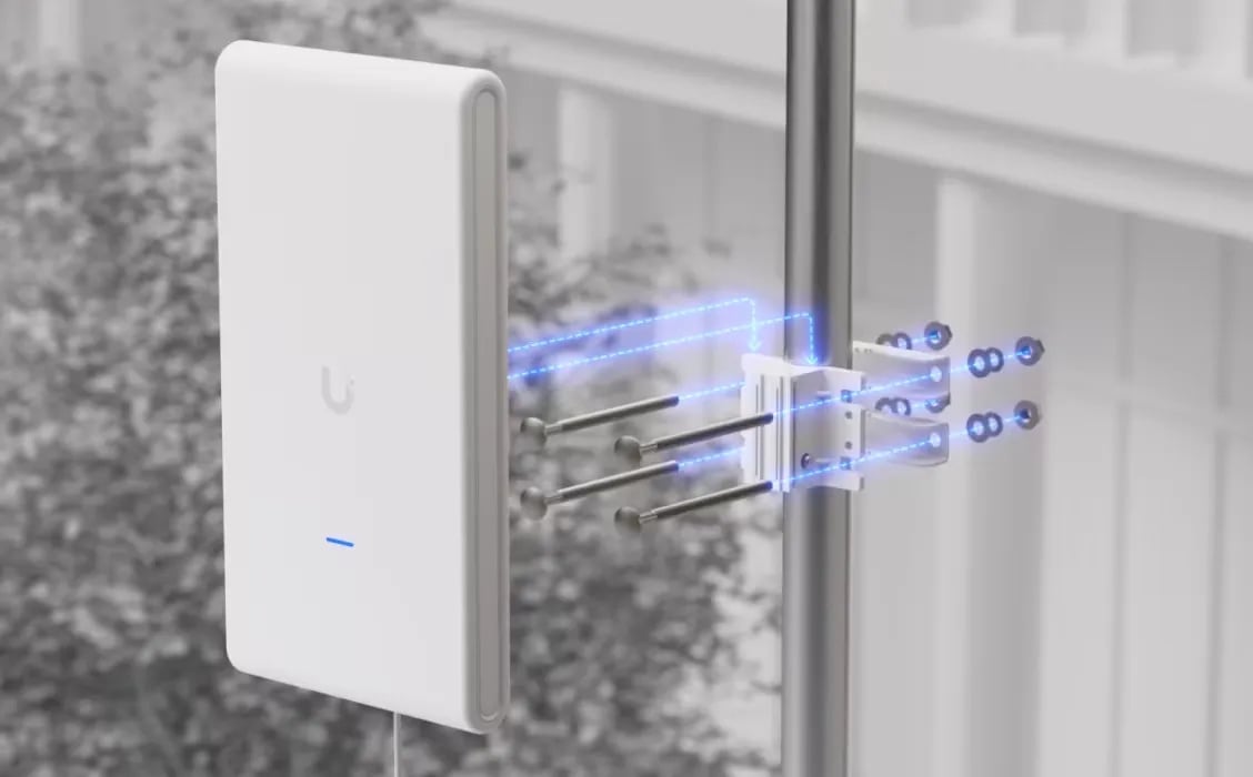 Ubiquiti U6-Mesh-Pro | Punkt dostępowy | WiFi 6, 2x GbE RJ45, PoE, IPX6