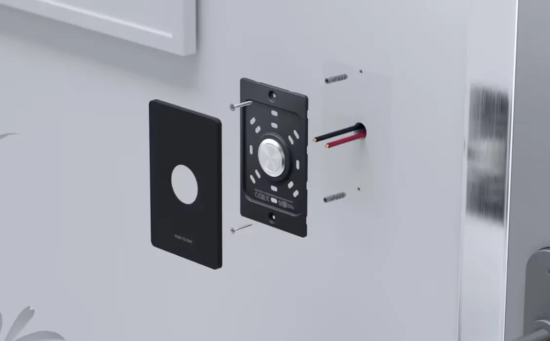 Ubiquiti UA-Button | Przycisk otwierania drzwi | dedykowany dla UniFi Access Hub