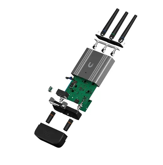 Ubiquiti UMR-Industrial-EU | Router przemysłowy | LTE Cat 4, Wi-Fi 4, 2x RJ45 1000Mb/s, nano SIM