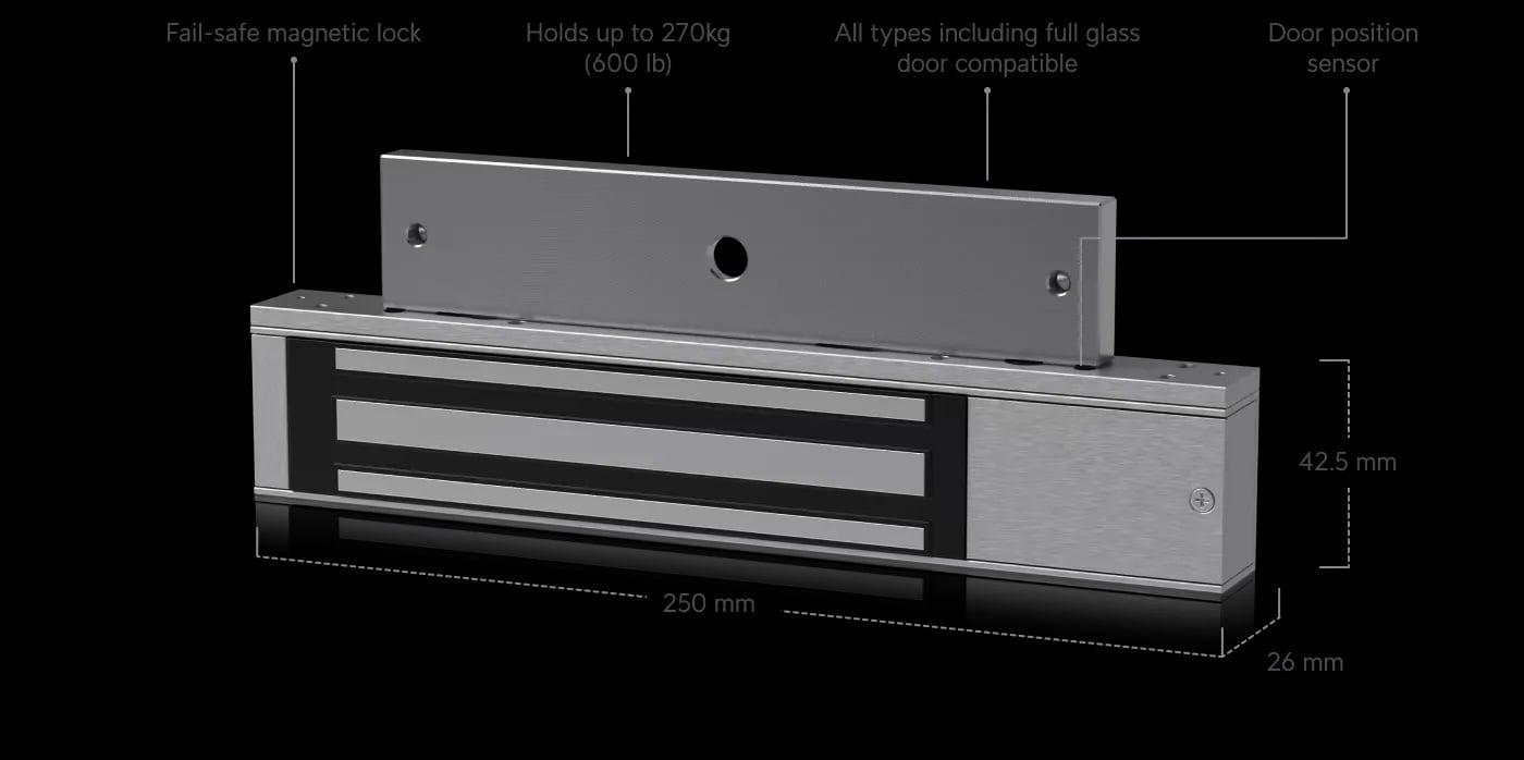 Ubiquiti UA-Lock-Magnetic-270kg | Zamek magnetyczny | 270 kg