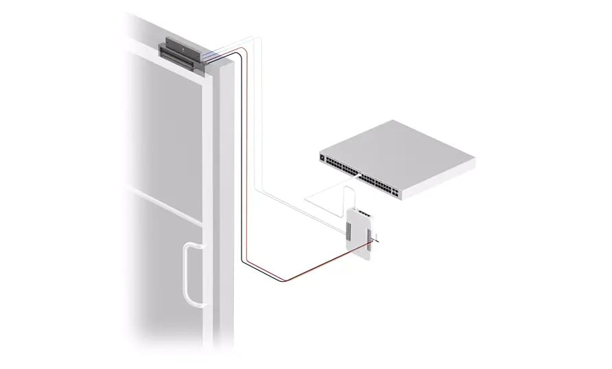 Ubiquiti UA-Lock-Magnetic-270kg | Zamek magnetyczny | 270 kg