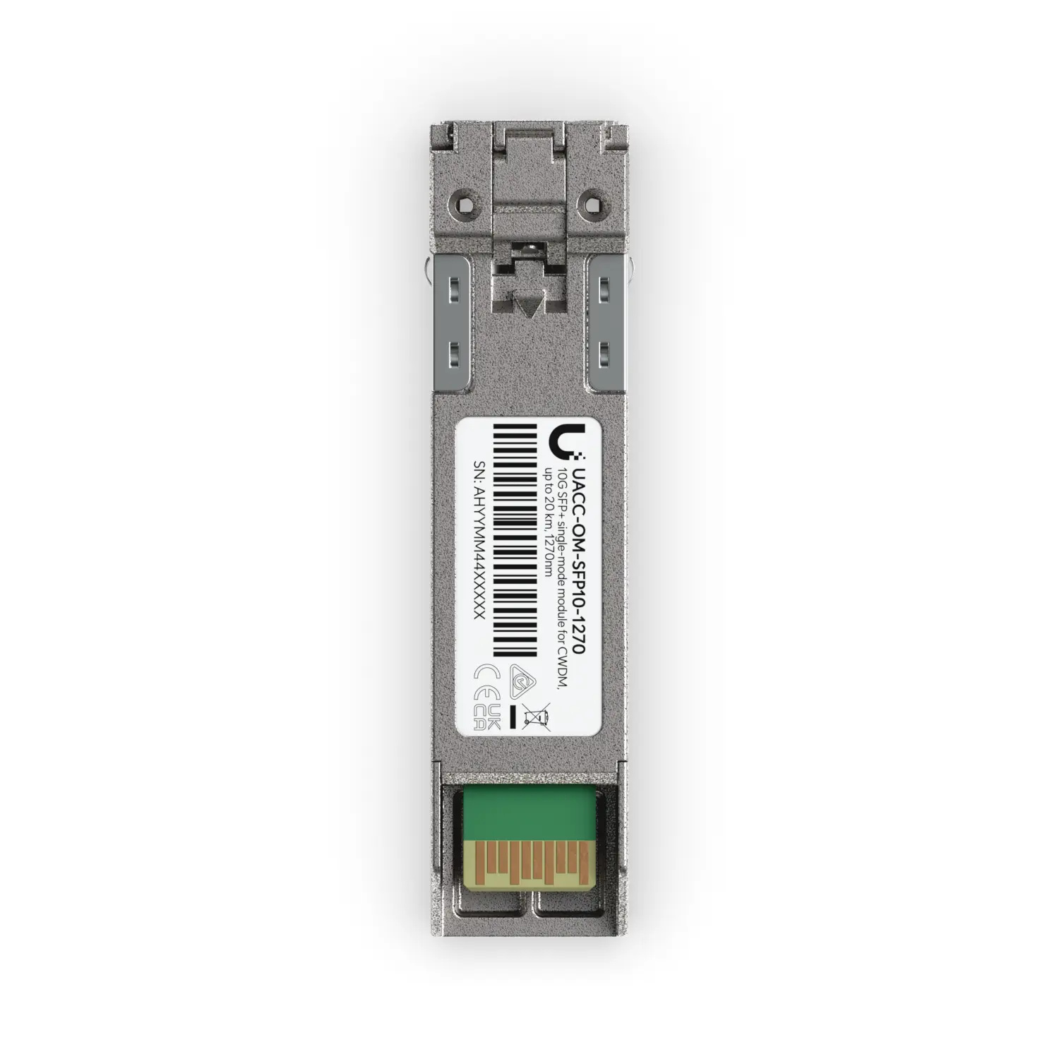Ubiquiti UACC-OM-SFP10-1270 | Moduł SFP+ | 1270nm, 10G, CWDM, 20km, single mode, duplex LC UPC