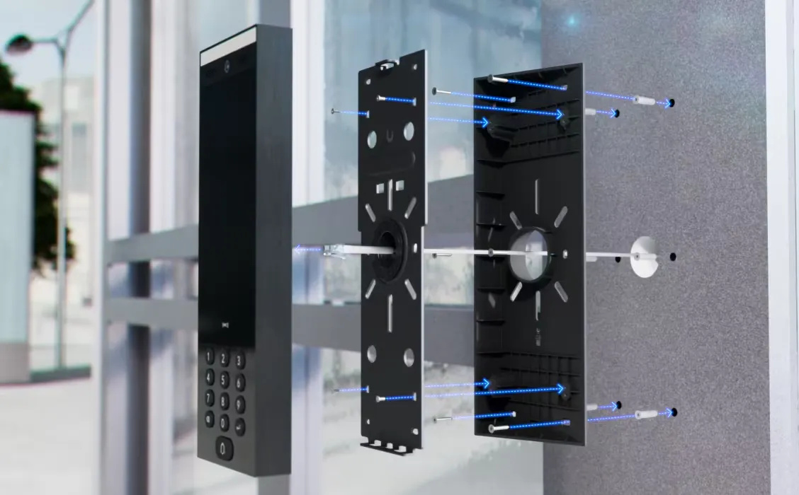 Ubiquiti UACC-Intercom-WM | Mocowanie interkomu UA-Intercom | Intercom Wedge Mount, Kąt 20°