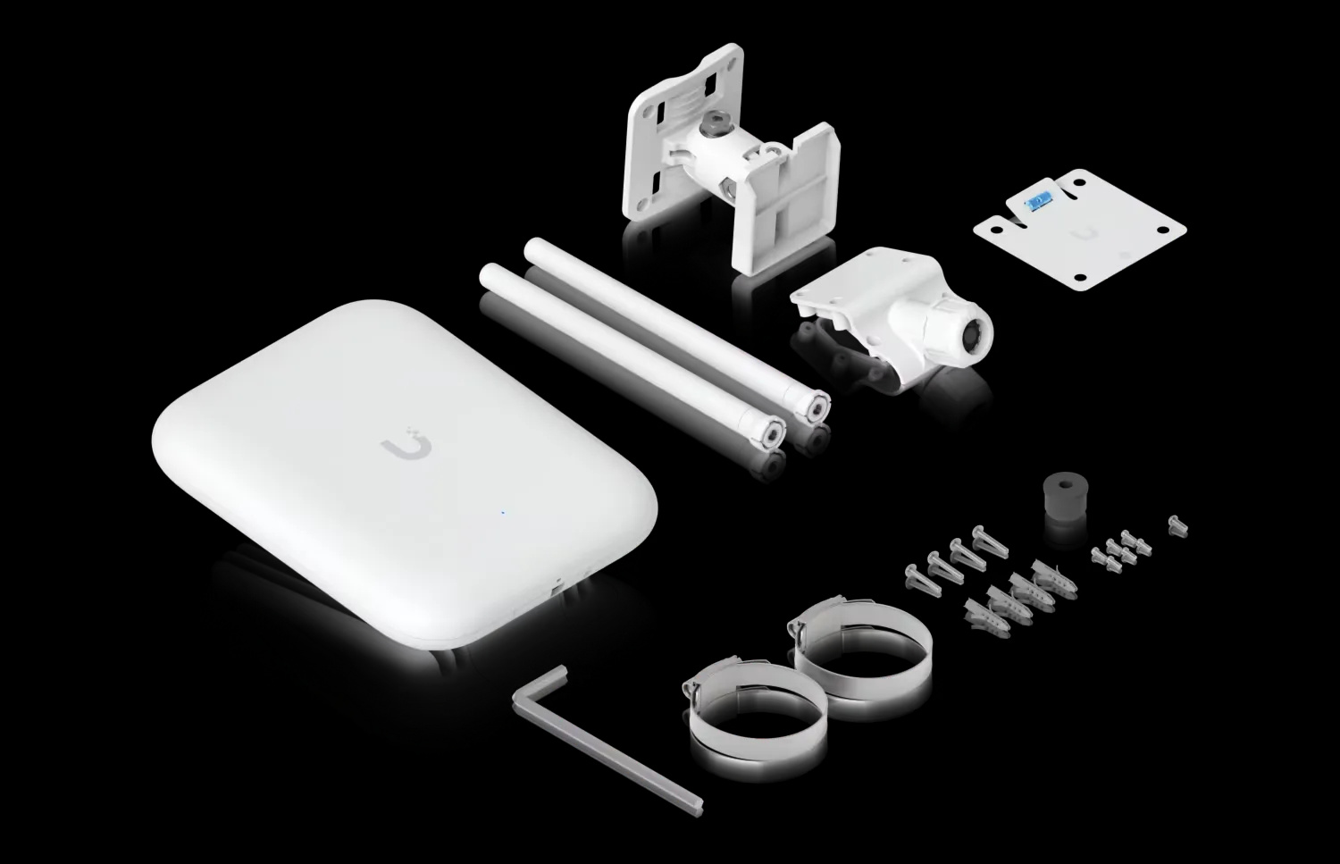 Ubiquiti U7-Pro-Outdoor | Punkt dostępowy | zewnętrzny, WiFi 7, 1x 2.5 GbE RJ45, PoE+, IP67