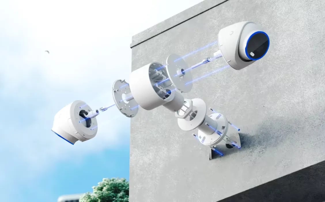 Ubiquiti UACC-Camera-DM-W | Uchwyt montażowy dla dwóch kamer UniFi | dedykowany dla UniFi Bullet, Dome, Turret