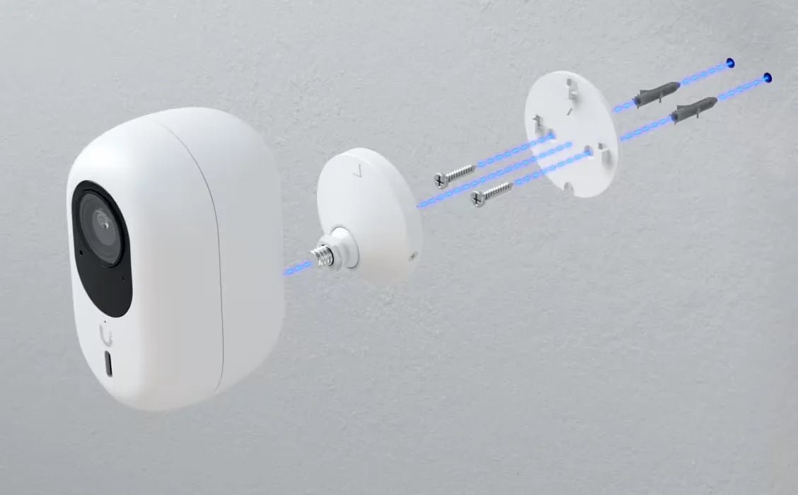 Ubiquiti UVC-G6-INS-W | Kamera IP | G6 Instant, 4K, 30 FPS, IPX5, WiFi, Bluetooth