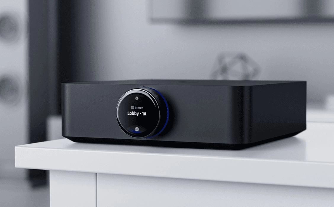 Ubiquiti UPL-Amp-B Czarny | Wzmacniacz audio | UniFi Play, AirPlay2, Spotify Connect