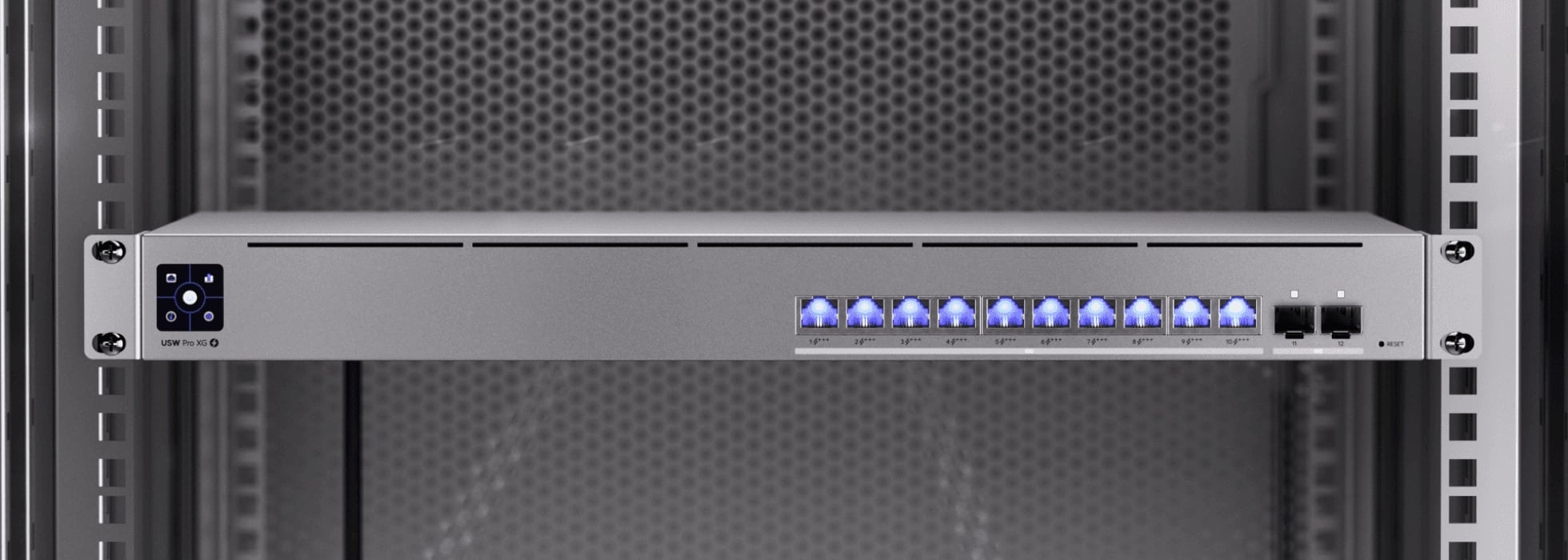 Ubiquiti USW-Pro-XG-10-PoE | Switch | Etherlighting, 10x RJ45 10GbE, 2x SFP+, 400W, Layer 3