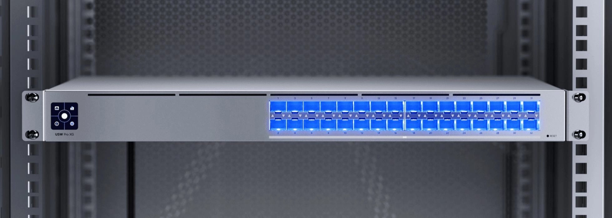 Ubiquiti USW-Pro-XG-Aggregation | Switch | Etherlighting, 32x 25G SFP28, Layer 3