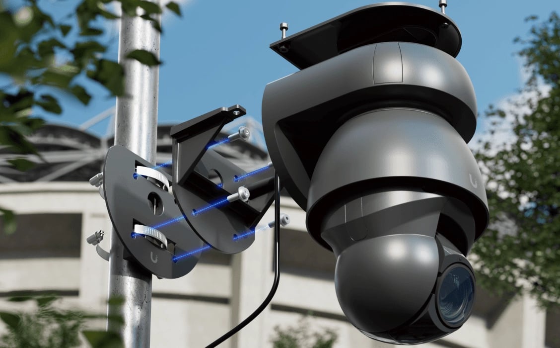 Ubiquiti UVC-AI-PTZ-B | Kamera IP | AI PTZ Industrial, 4k (8MP), 22x zoom optyczny, IP66