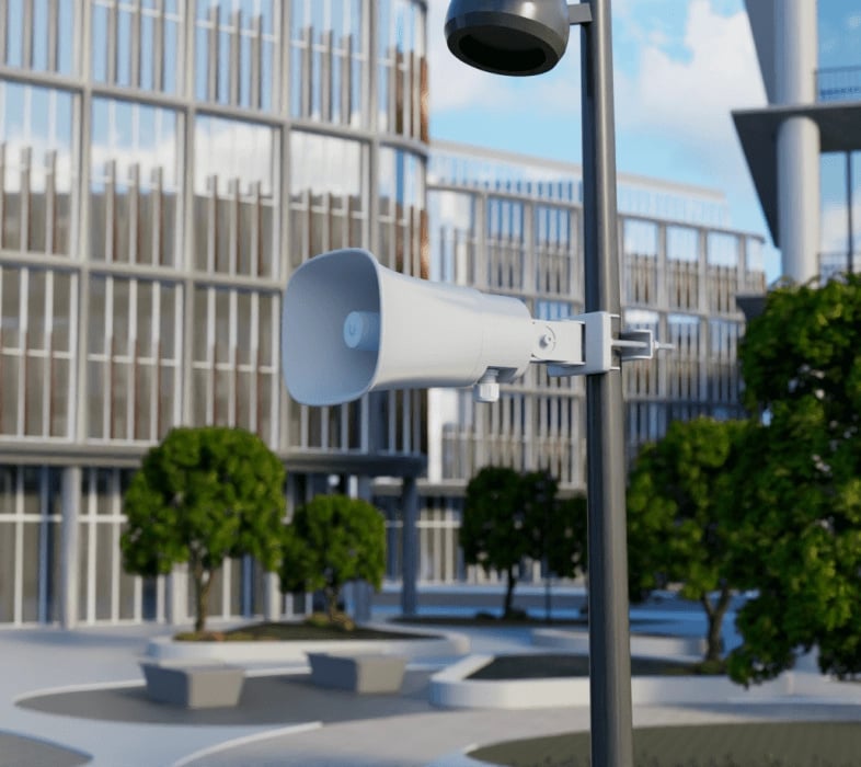 Ubiquiti UP-AI-Horn-Speaker-B | Megafon zewnętrzny | PoE, 120 dB