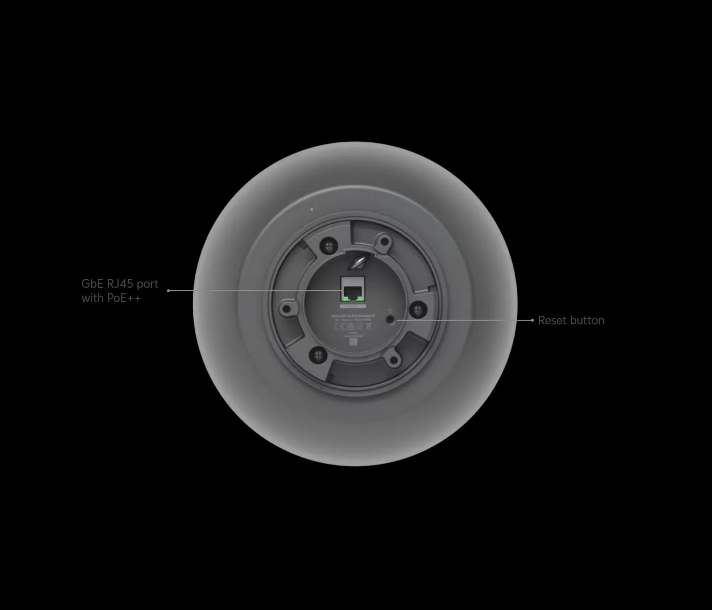 Ubiquiti UVC-AI-PTZ-Precision-B | Kamera IP | 4k, 8MP, 31x zoom optyczny, 1x RJ45 1000Mbps, IP66