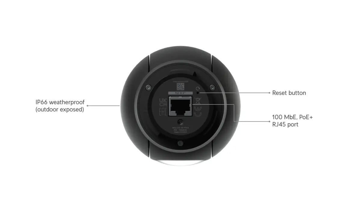 Ubiquiti UVC-G5-PTZ-B | Kamera IP | PTZ, 2k (4MP), 2x zoom optyczny, IP66