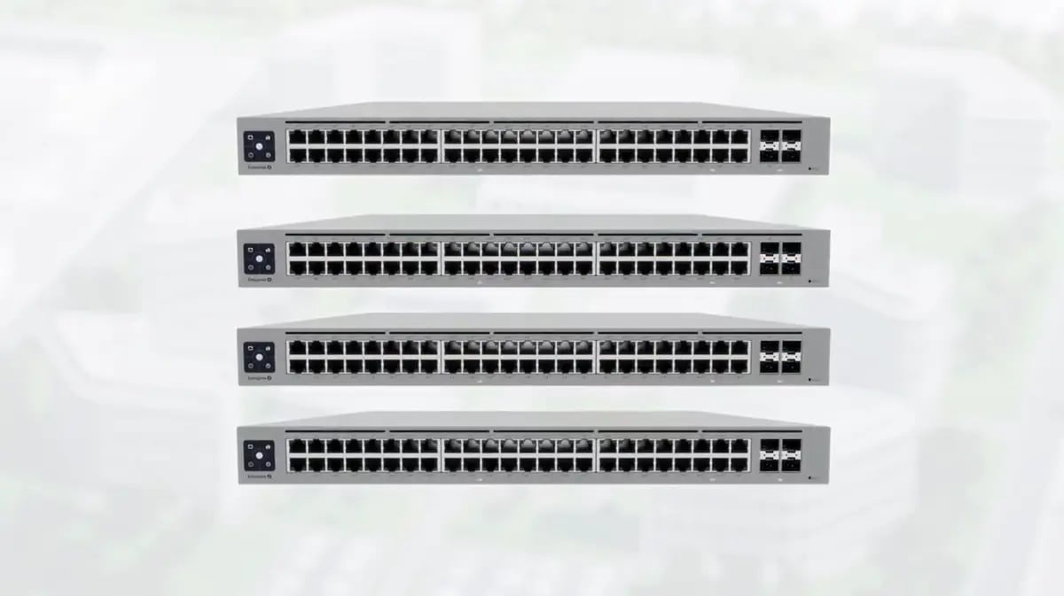 Ubiquiti ECS-Aggregation | Switch | Etherlighting™, 48x SFP28, 6x QSFP28, L3