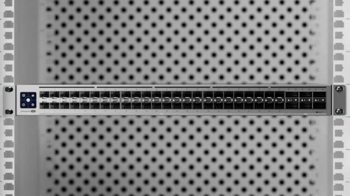 Ubiquiti ECS-Aggregation | Switch | Etherlighting™, 48x SFP28, 6x QSFP28, L3