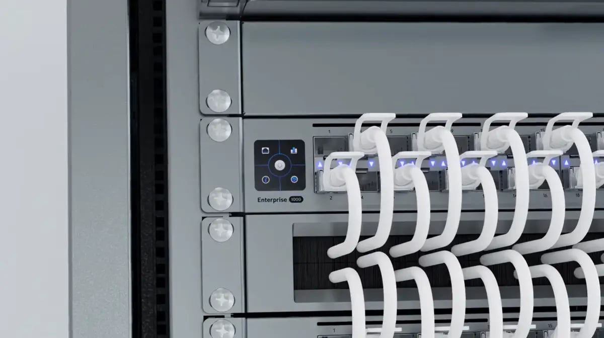 Ubiquiti ECS-Aggregation | Switch | Etherlighting™, 48x SFP28, 6x QSFP28, L3