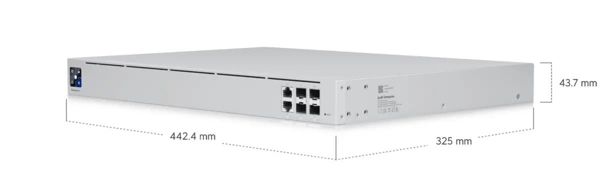 Ubiquiti UXG-Enterprise | Router | Gateway Enterprise, 2x 2.5 GbE RJ45, 2x SFP+, 2x SFP28