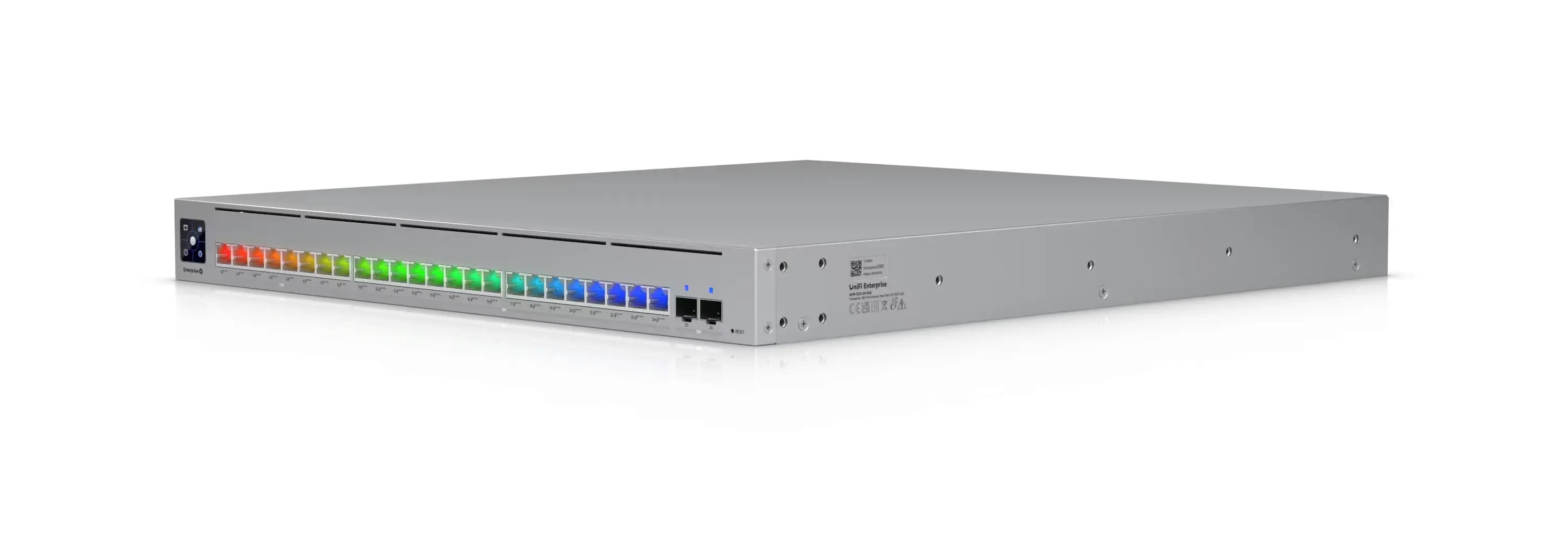 Ubiquiti ECS-24-PoE (1050W) | Switch | Etherlighting™, 8x 2.5 GbE RJ45, 16x 10 GbE RJ45, 2x SFP28, L3, PoE+++