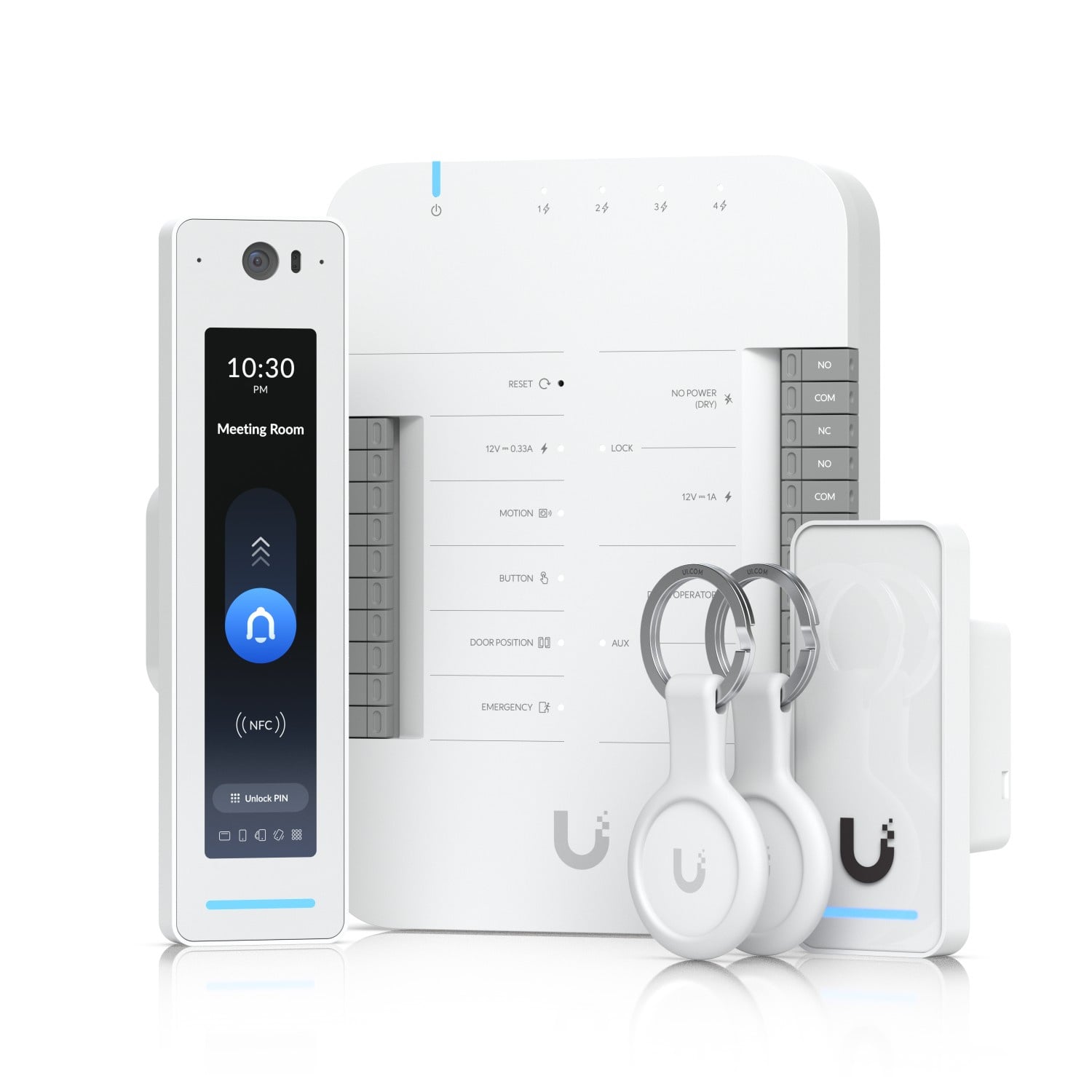 Ubiquiti UA-G3-SK-Pro | Zestaw startowy UniFi Access | Czytnik dostępu G3 + G3-Pro + Hub + Brelok (2 sztuki)