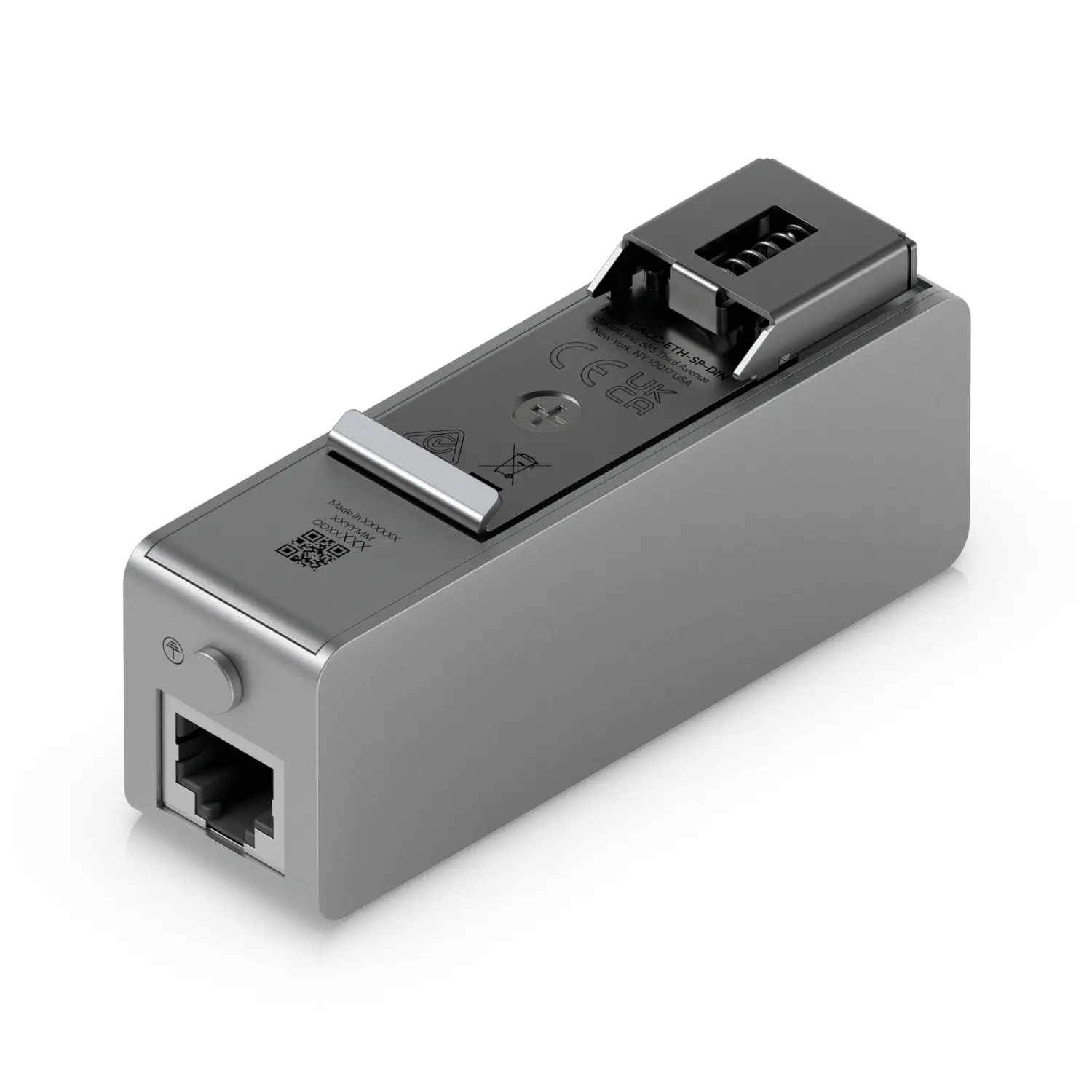 Ubiquiti UACC-ETH-SP-DIN | Ochrona przeciwprzepięciowa | Ethernet Surge Protector, 2x RJ45 10GbE, PoE++