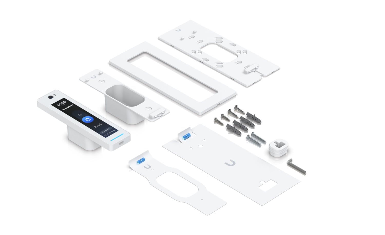 Ubiquiti UA-G3-Pro-W | Czytnik dostępu NFC Bluetooth | UniFi Access Reader G3 Pro, Ekran dotykowy, Kamera, Interkom, BT4.2, IP55, PoE