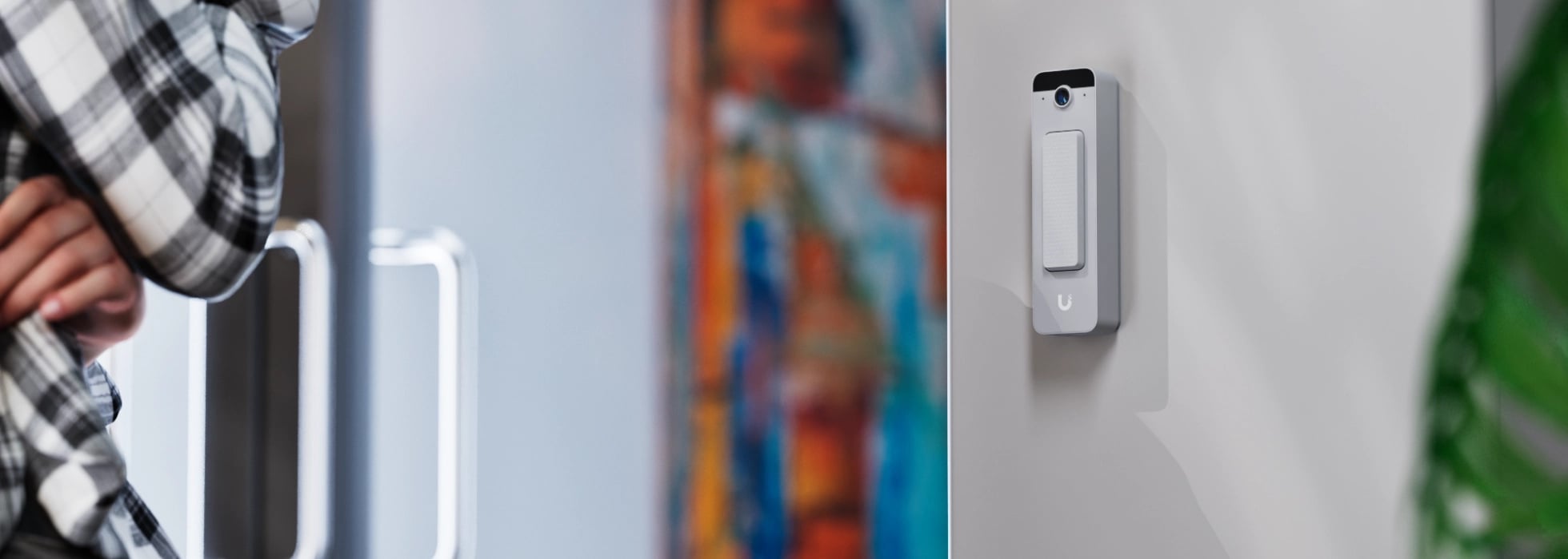 Ubiquiti UVC-Doorbell-Lite-W | Wideodomofon | 1920 x 2560px, 24fps, 1x FE RJ45, IPX5