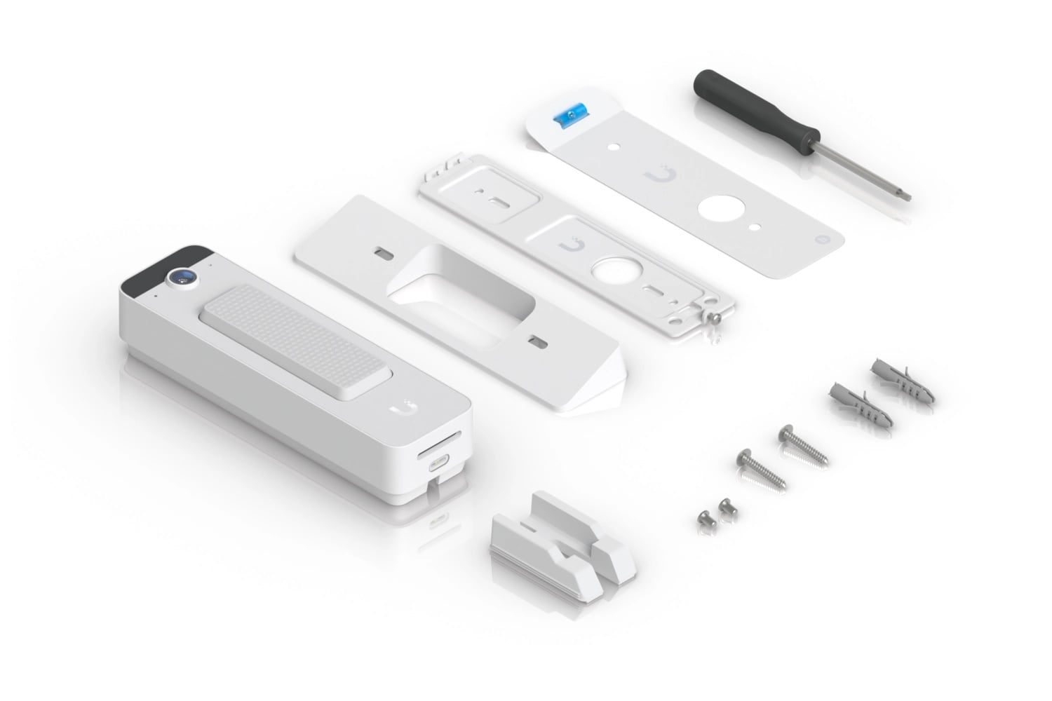 Ubiquiti UVC-Doorbell-Lite-W | Wideodomofon | 1920 x 2560px, 24fps, 1x FE RJ45, IPX5